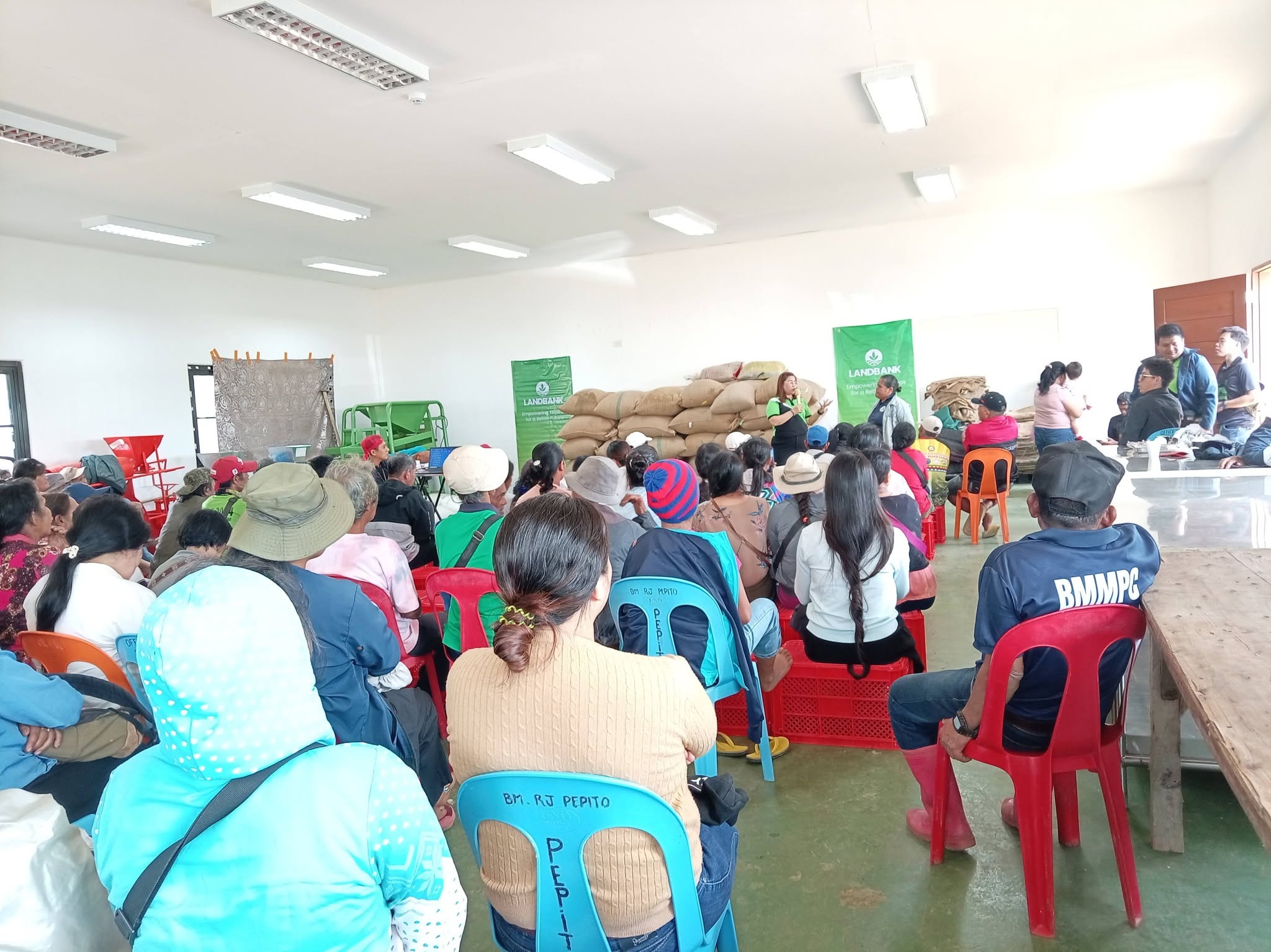 BMMPC members attending a learning session inside the cooperative facility
