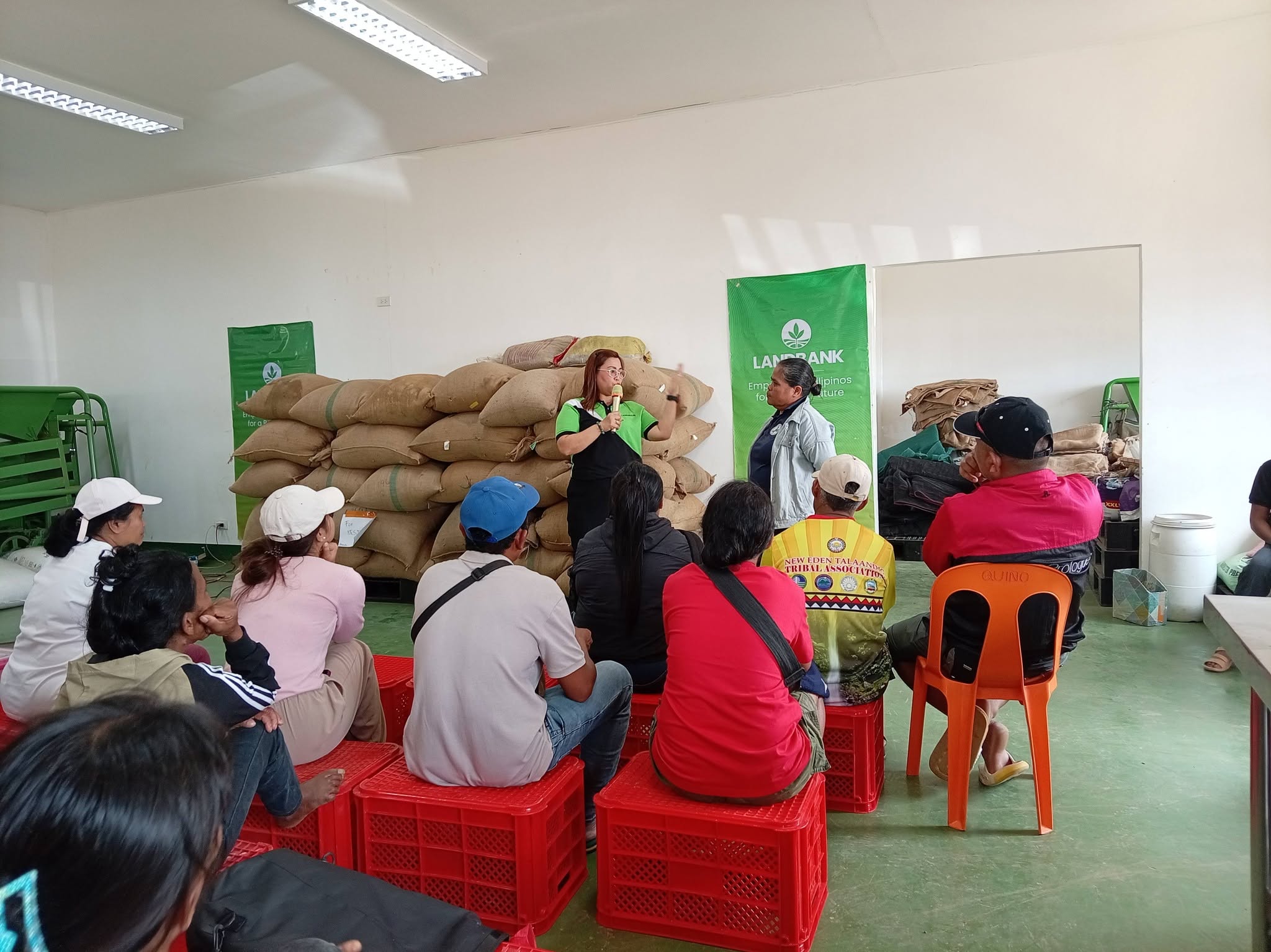 A speaker sharing information with BMMPC members during a cooperative session